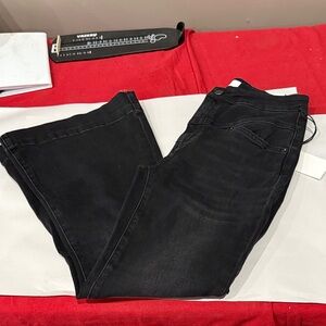 Classic Black Straight Leg Jeans for Women